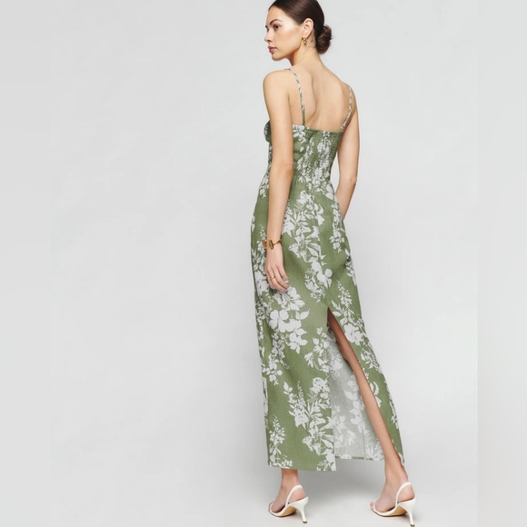 REFORMATION Frankie Linen Dress - Picture 6 of 17